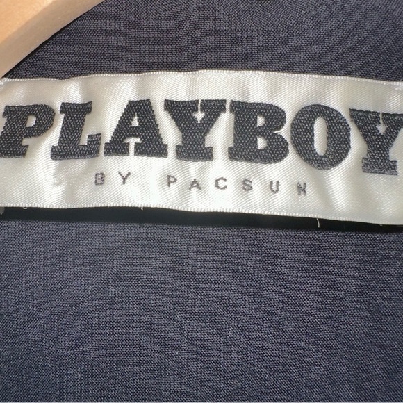 Playboy x PacSun Neon Capital Camp Shirt Short Sleeve Men's Small - Picture 10 of 12